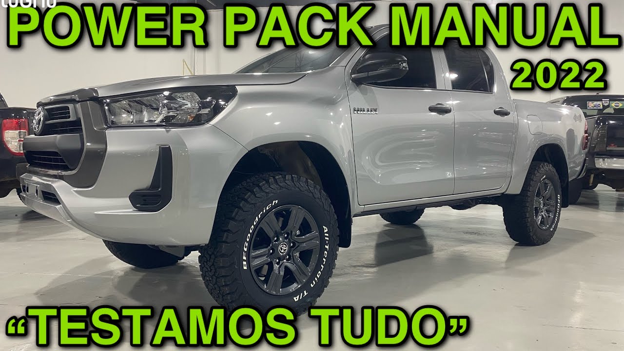 NOVA TOYOTA HILUX STD POWER PACK 2022 MANUAL - TESTES POTÊNCIA