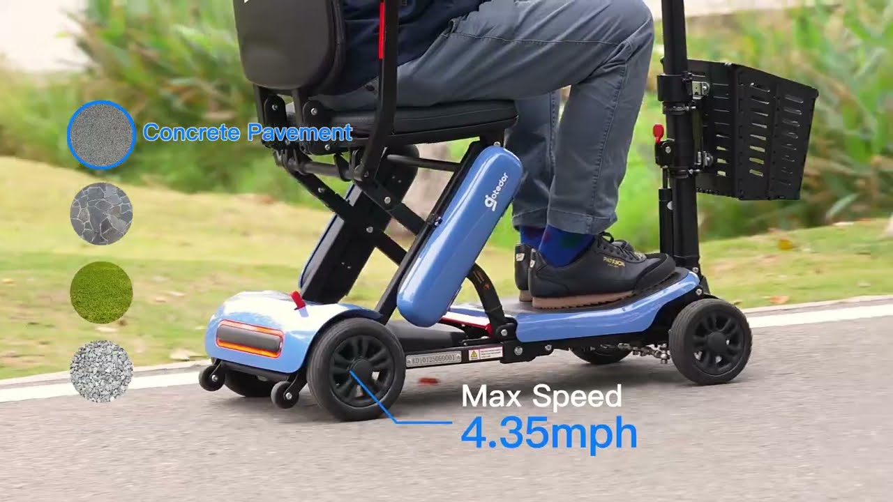 Aotedor KD1 Easy-Fold Travel Mobility Scooter