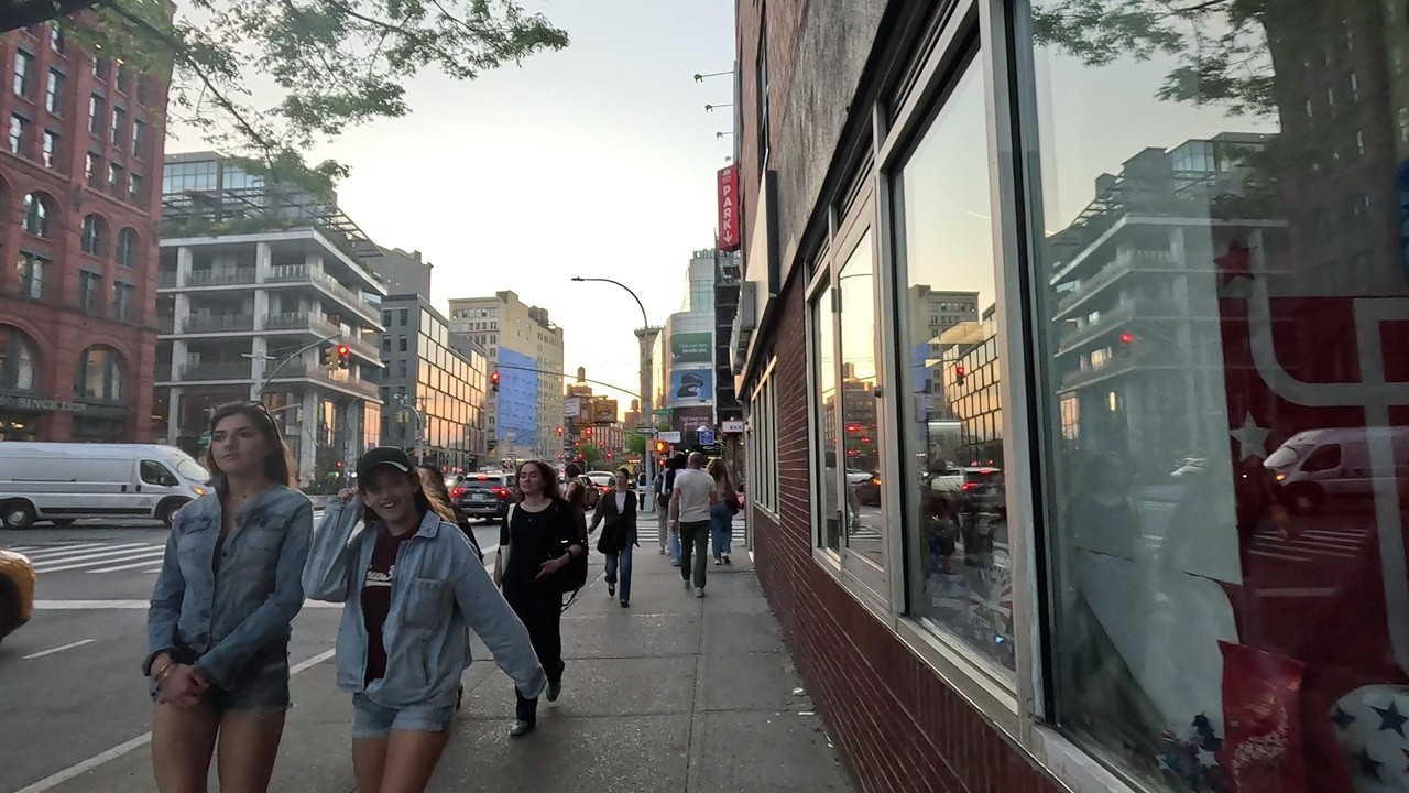 ⁴ᴷ⁶⁰ Walking NYC: East Houston Street from FDR Drive to Broadway