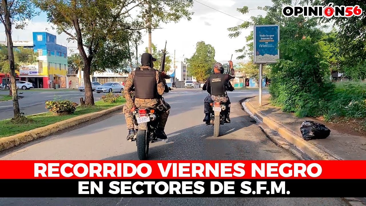 Recorrido Viernes Negro por los sector de SFM