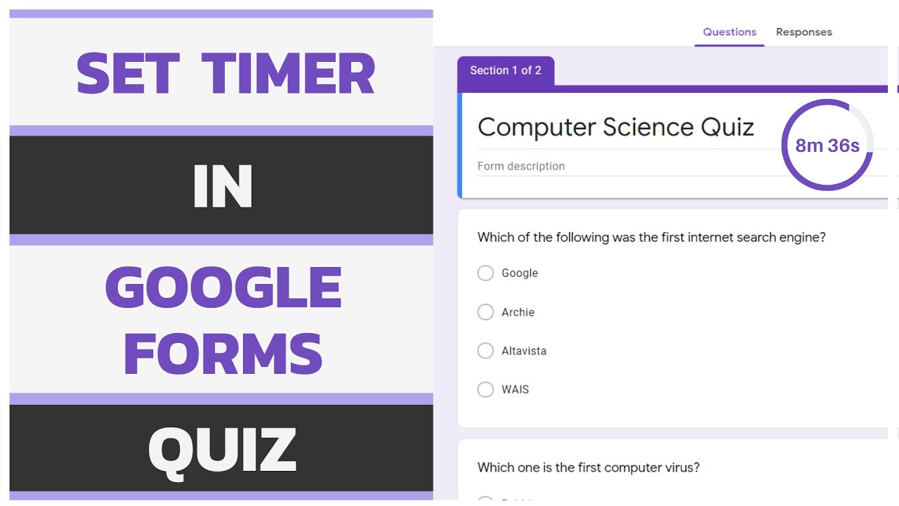 How To Set Timer in Google Form Quiz