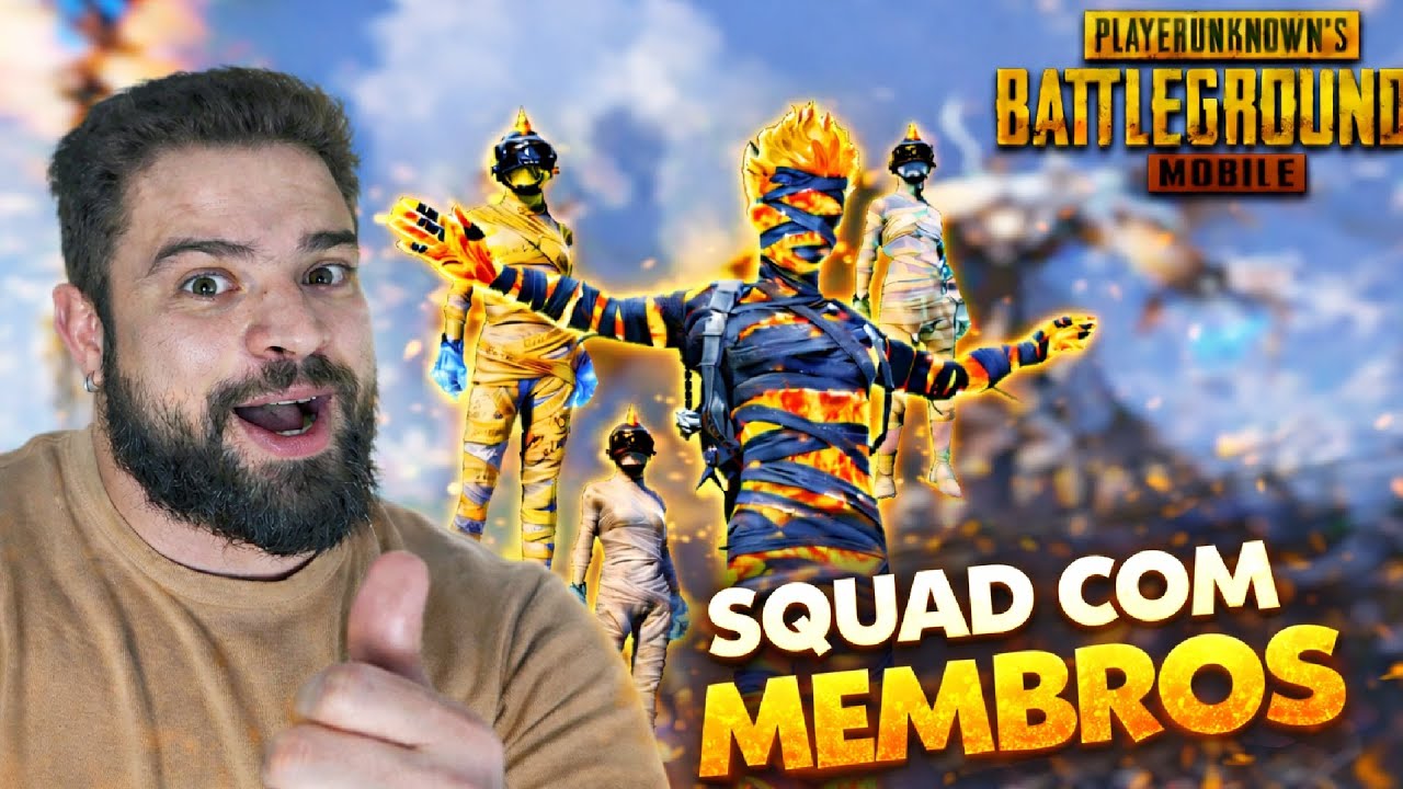 SQUAD COM MEMBROS | PUBGMOBILE