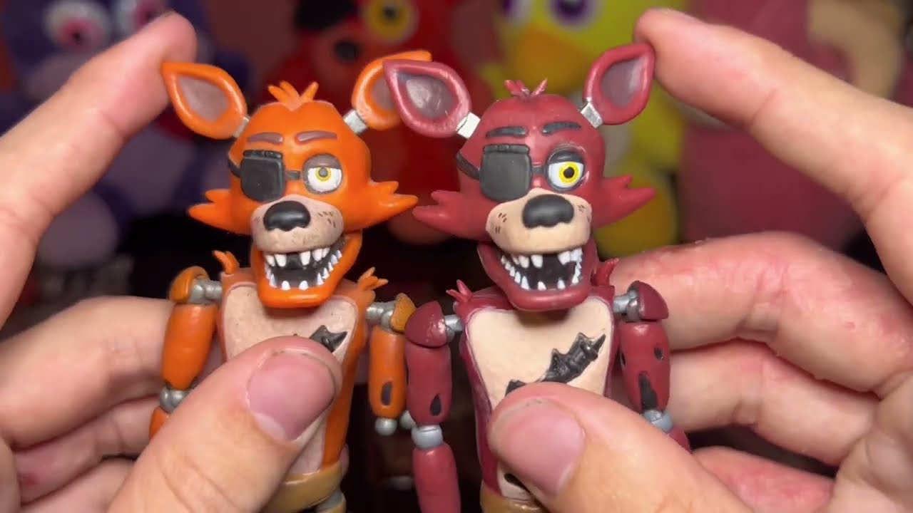 Распаковка и обзор Funko Foxy против Bootleg Foxy из FNAF! #fnaf #распаковка #funko