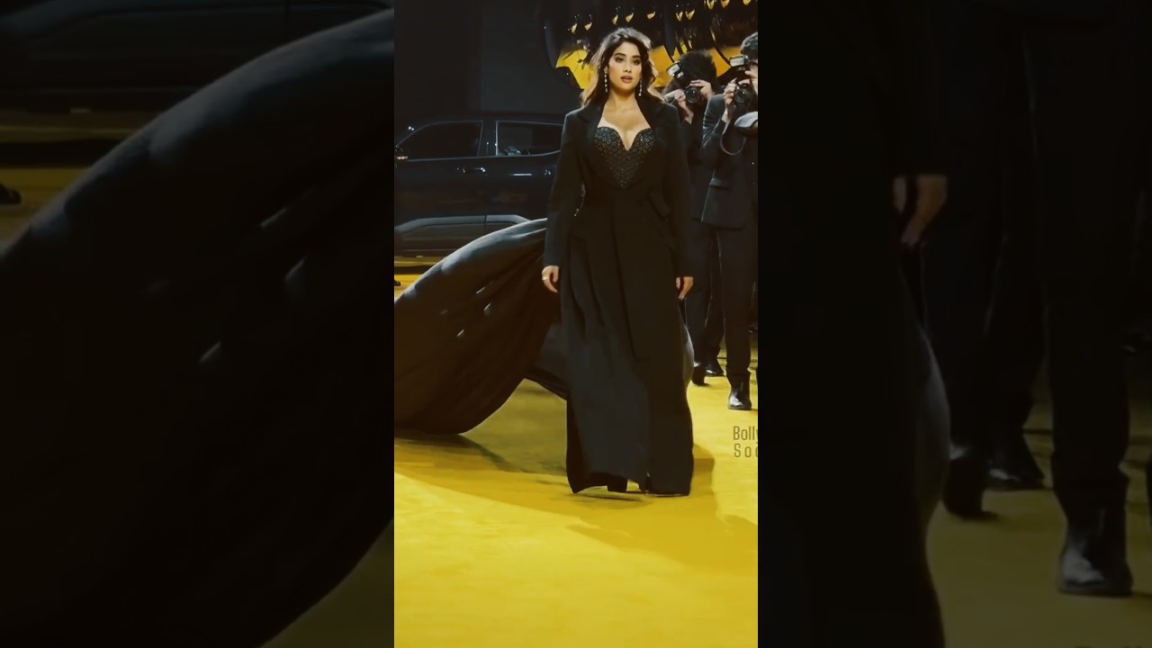 Just look how Janhvi Kapoor has gone after eating hair, modelling dress #youtubeshorts #trending ...