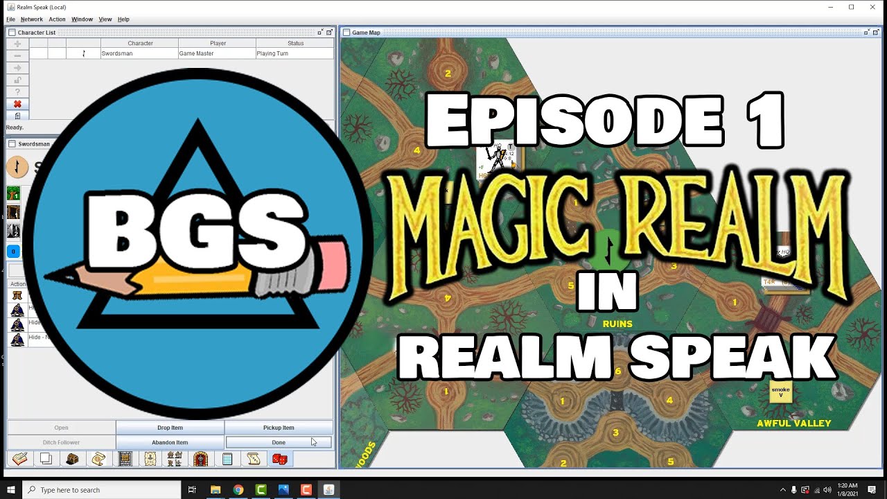 Magic Realm in Realm Speak -Ep1 - Tutorial 1