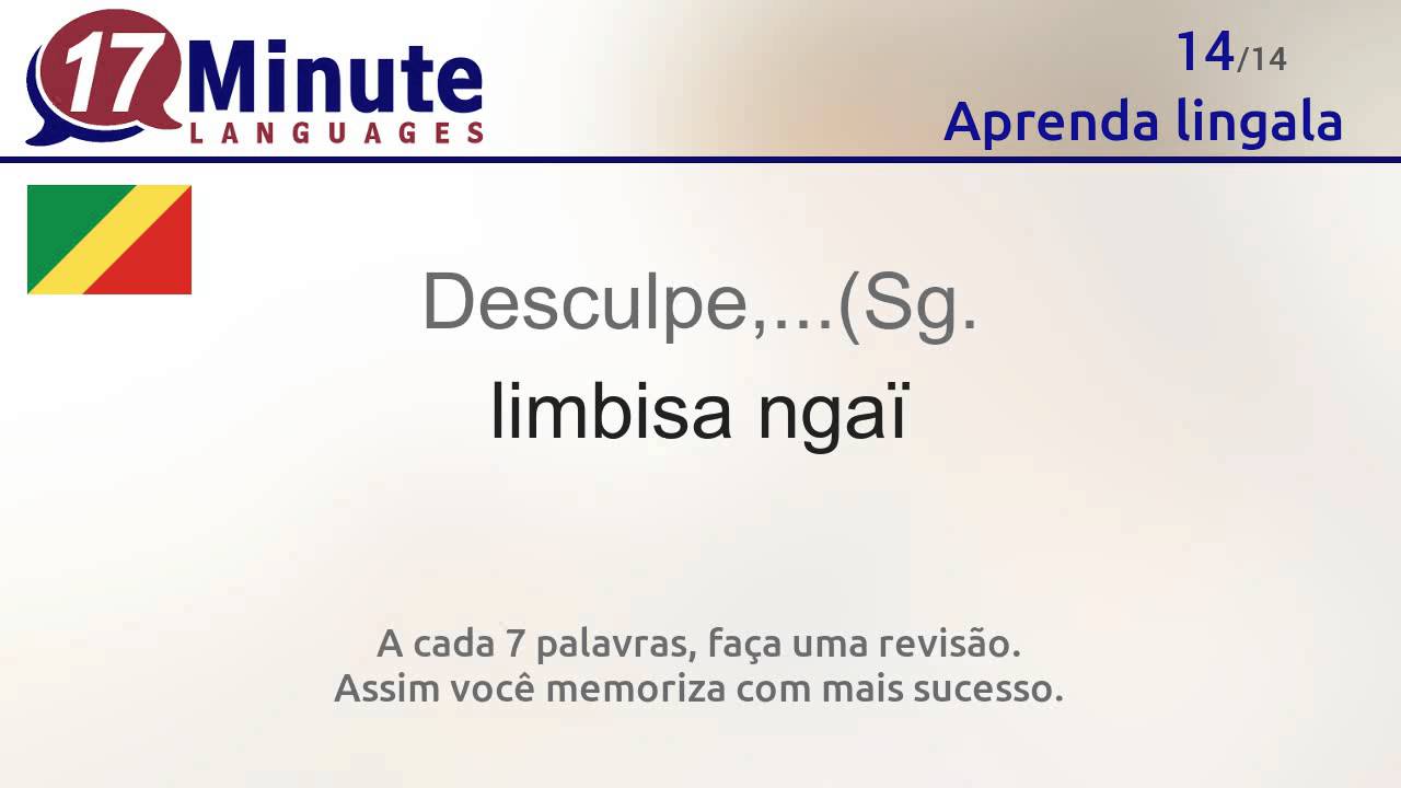 Aprender lingala (vídeo-aula grátis!)