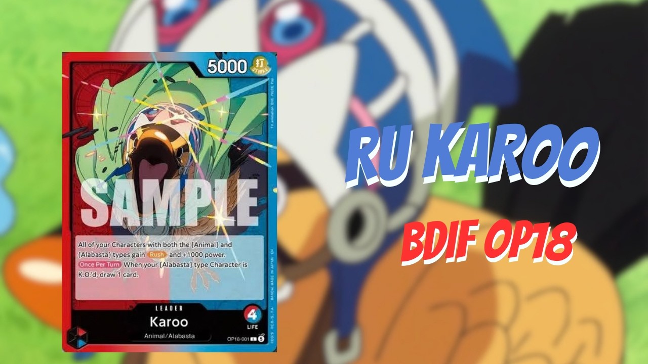 &iquest;Ser&aacute; KAROO el BDIF de OP18? | OPTCG