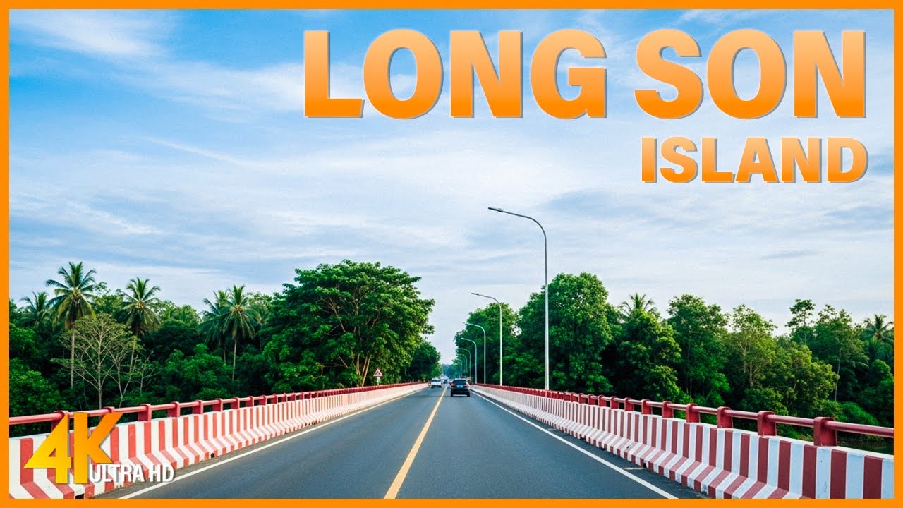 Morning Drive in Long Son Island, Vietnam | Sunny Sky Vibes | 4K 60fps HDR