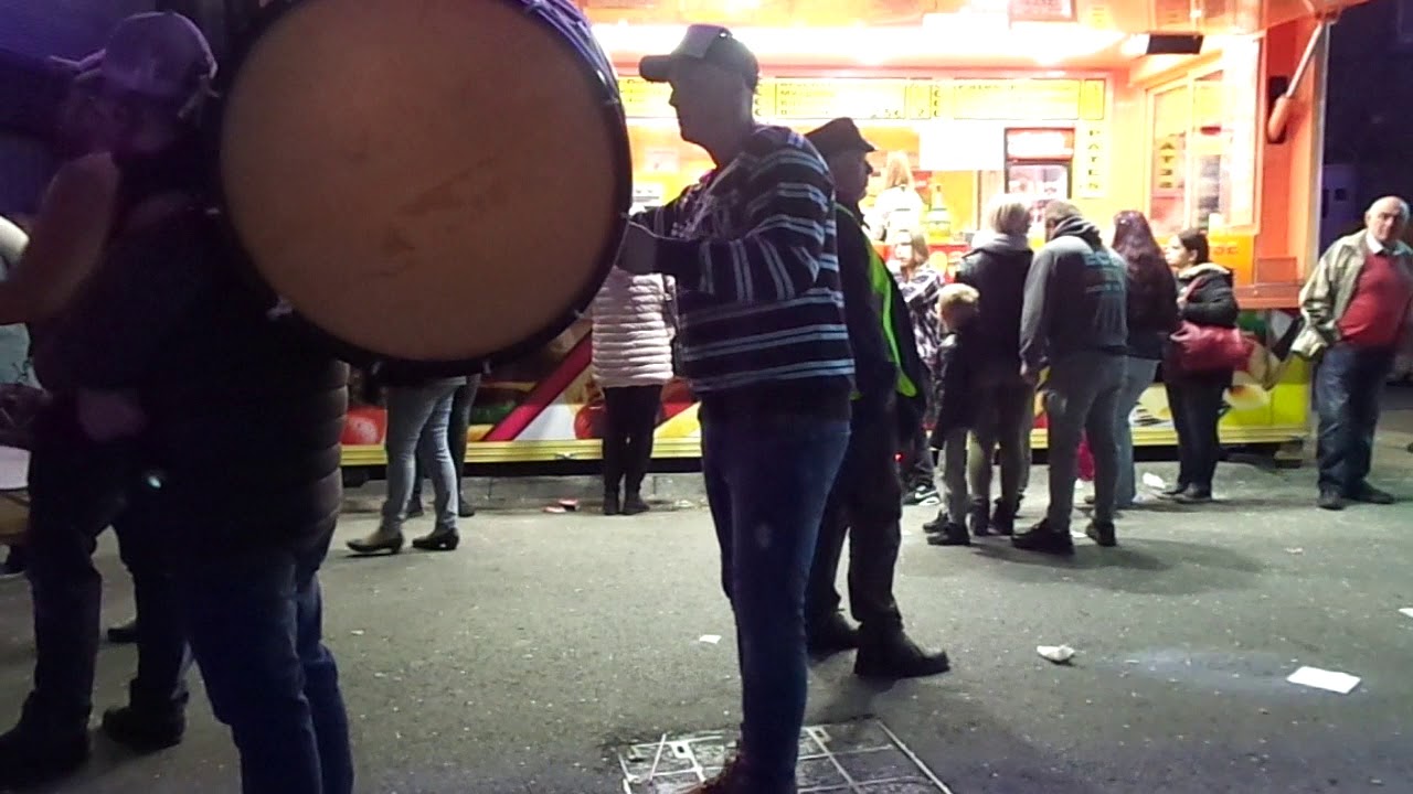 Carnaval de Maurage 2019, les bons vivants Batterie Andre christophe