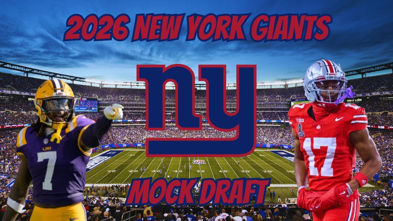 Пробный драфт New York Giants 2026 года, версия 1.0 | Полный 7-раундовый пробный драфт