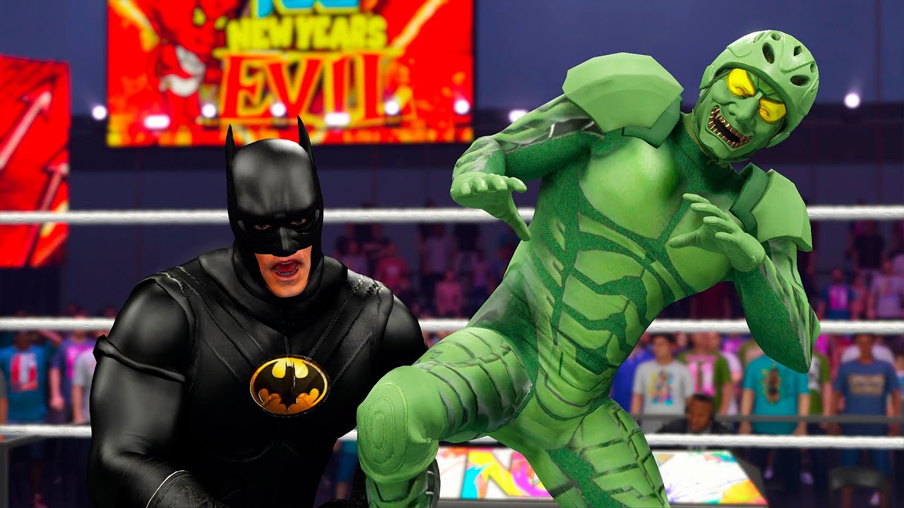 Batman vs Green Goblin | Superhero Wrestling Battle  WWE 2K23