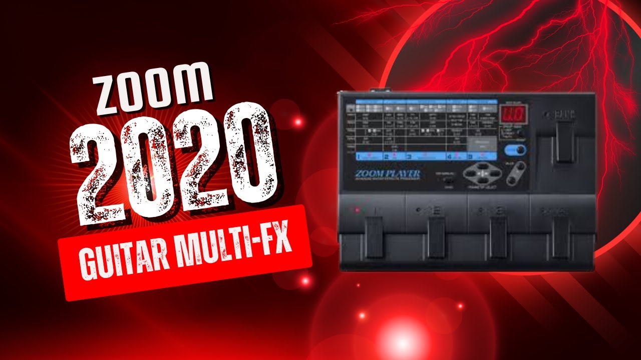 Zoom Player 2020 Guitar Multieffects