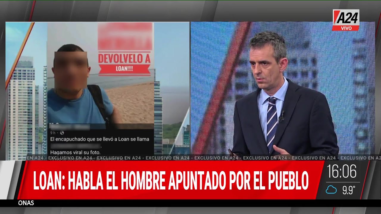 📢 EXCLUSIVO LOAN: Habla el hombre de la fotografía apuntado por un testigo