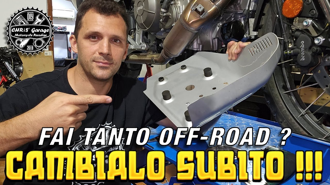 TUAREG 660 Perché è importante cambiare il paracoppa originale per uso OFF-ROAD