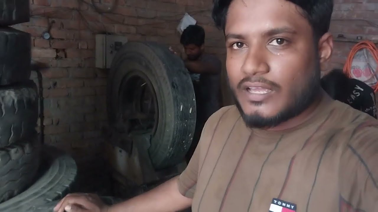টায়ার রিপেয়ার#টায়ার ভলকা নাইস#ফাটা টায়ার মেরামত করা