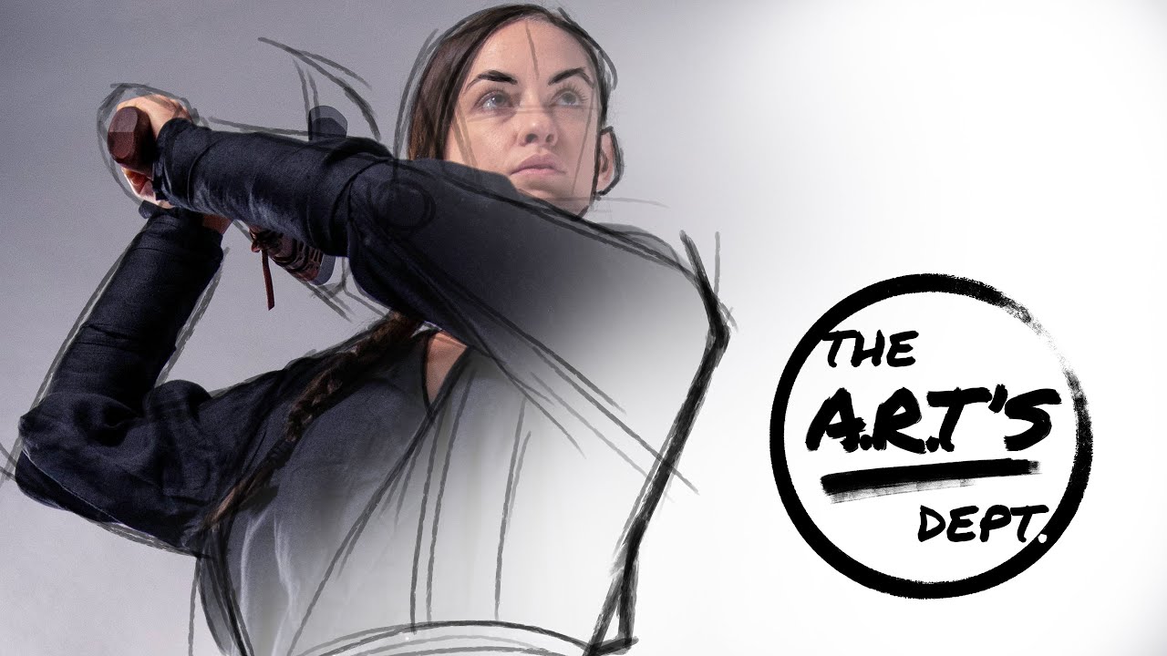 The ART'S Dept: Timed gesture drawing reference - Viking Axe Maiden Model Poses