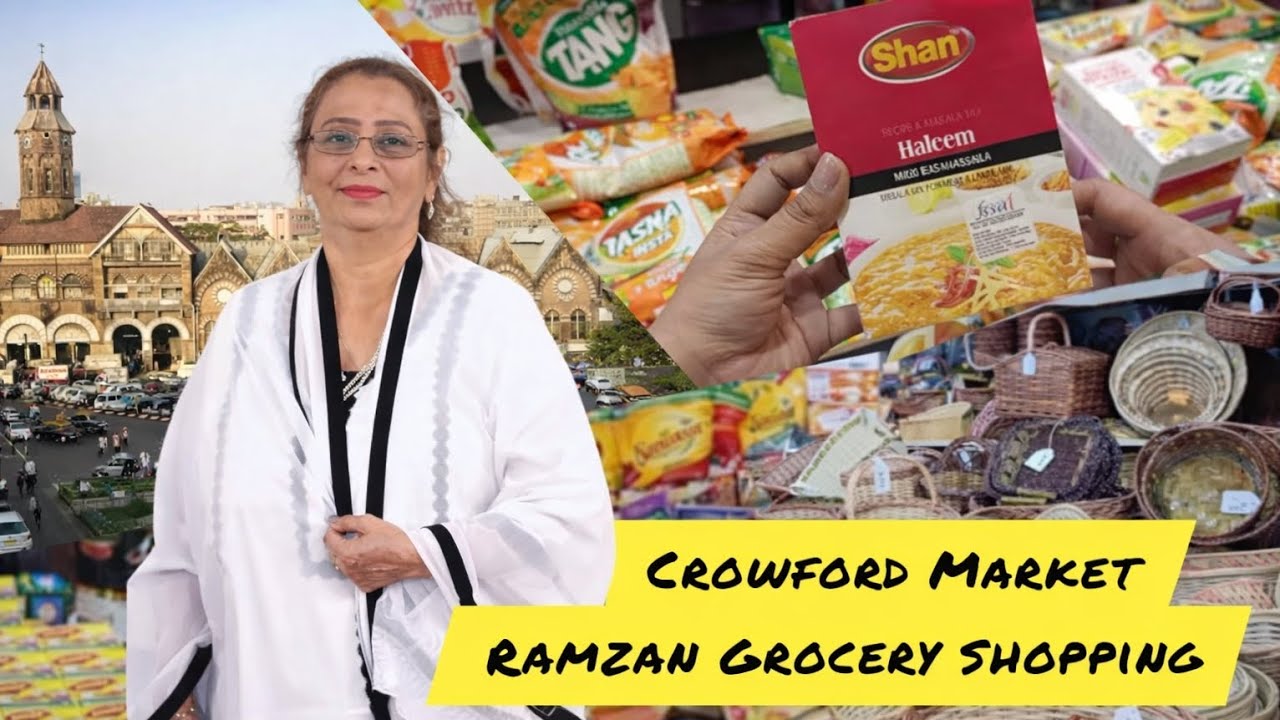 Ramzan grocery shopping vibes at Crawford Market ✨🛍️