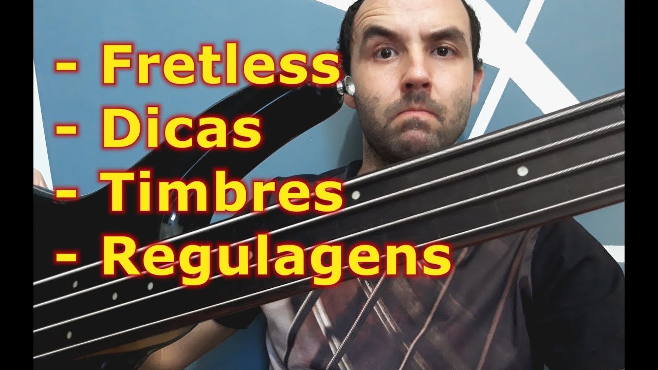 Como tocar baixo Fretless