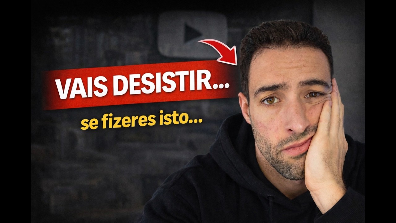 Os erros que te fazem desistir do YouTube!