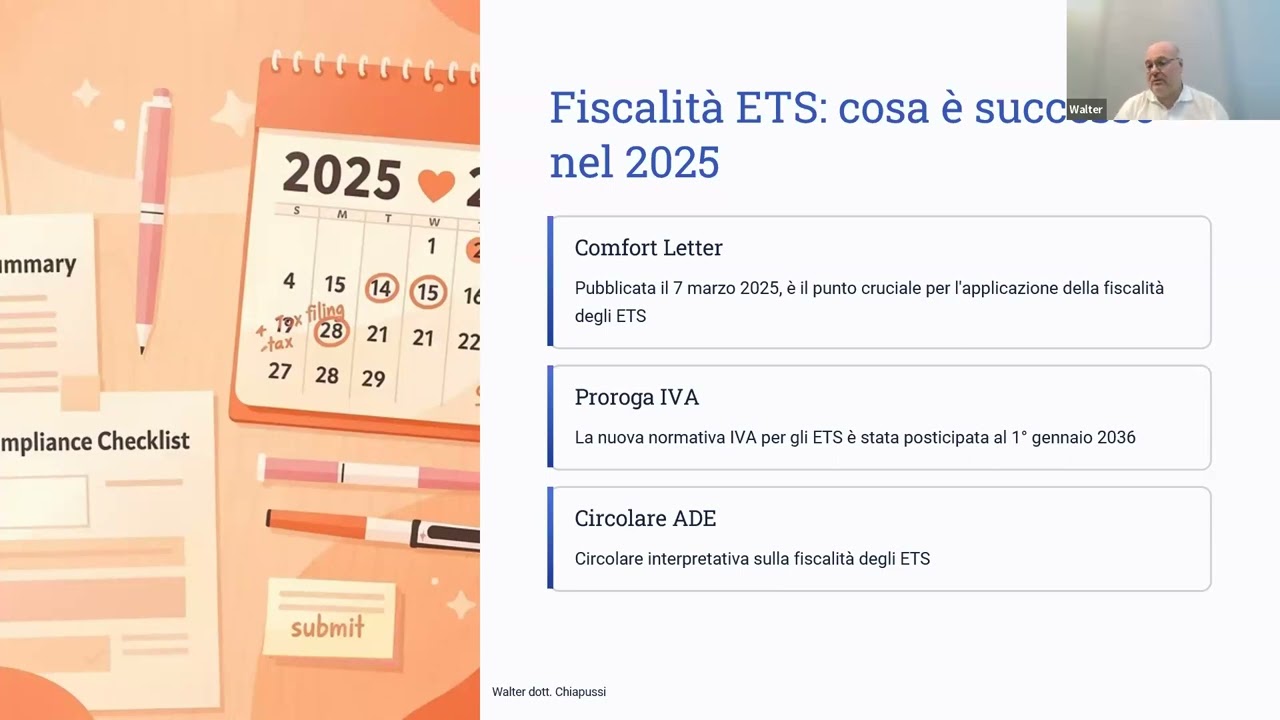 I regimi fiscali applicabili agli ETS GENERICI