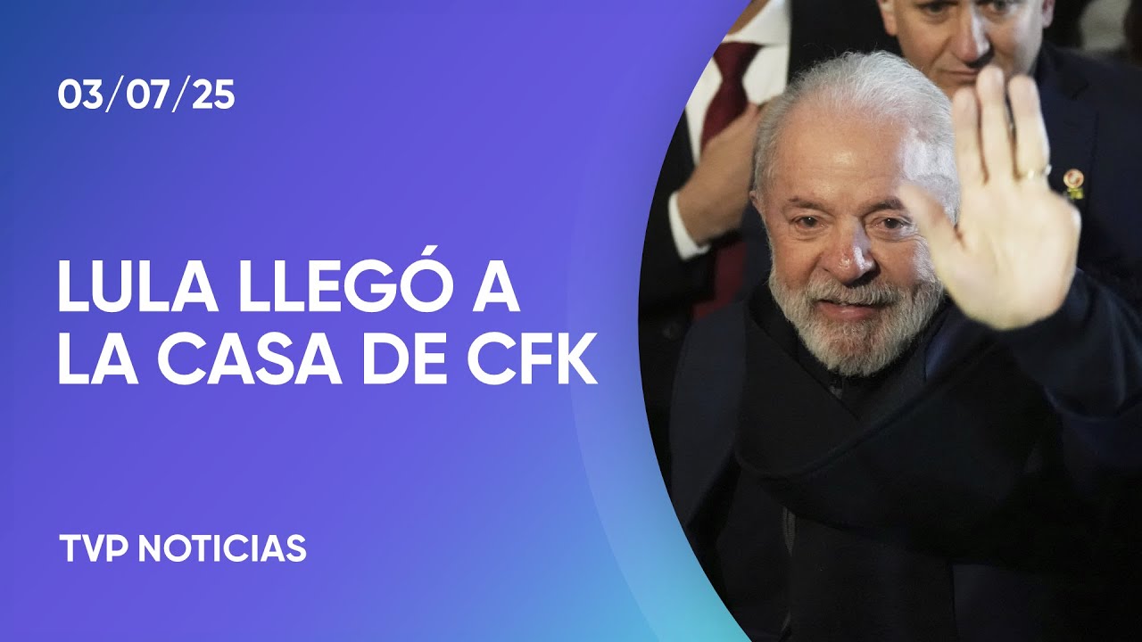Lula Da Silva llegó al edificio donde Cristina Kirchner cumple prisión domiciliaria