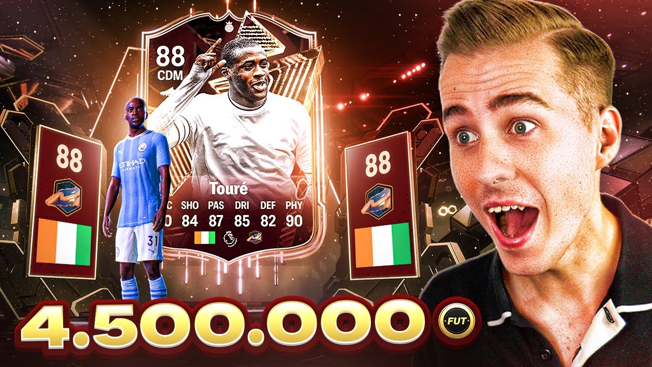 YAYA TOURE TRIPLE THREAT HERO! 4,500,000 COINS vs FUT CHAMPIONS | EA FC 24