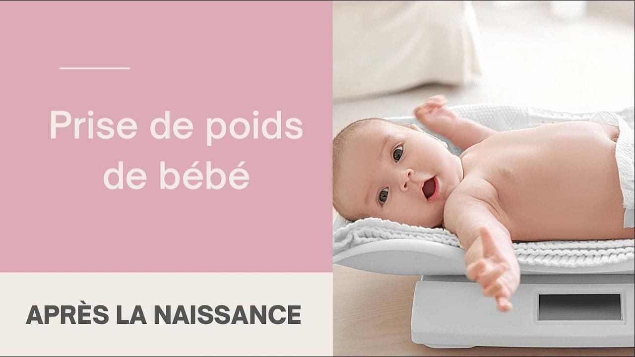 Le poids du bébé et ses variations lors des premiers jours de vie