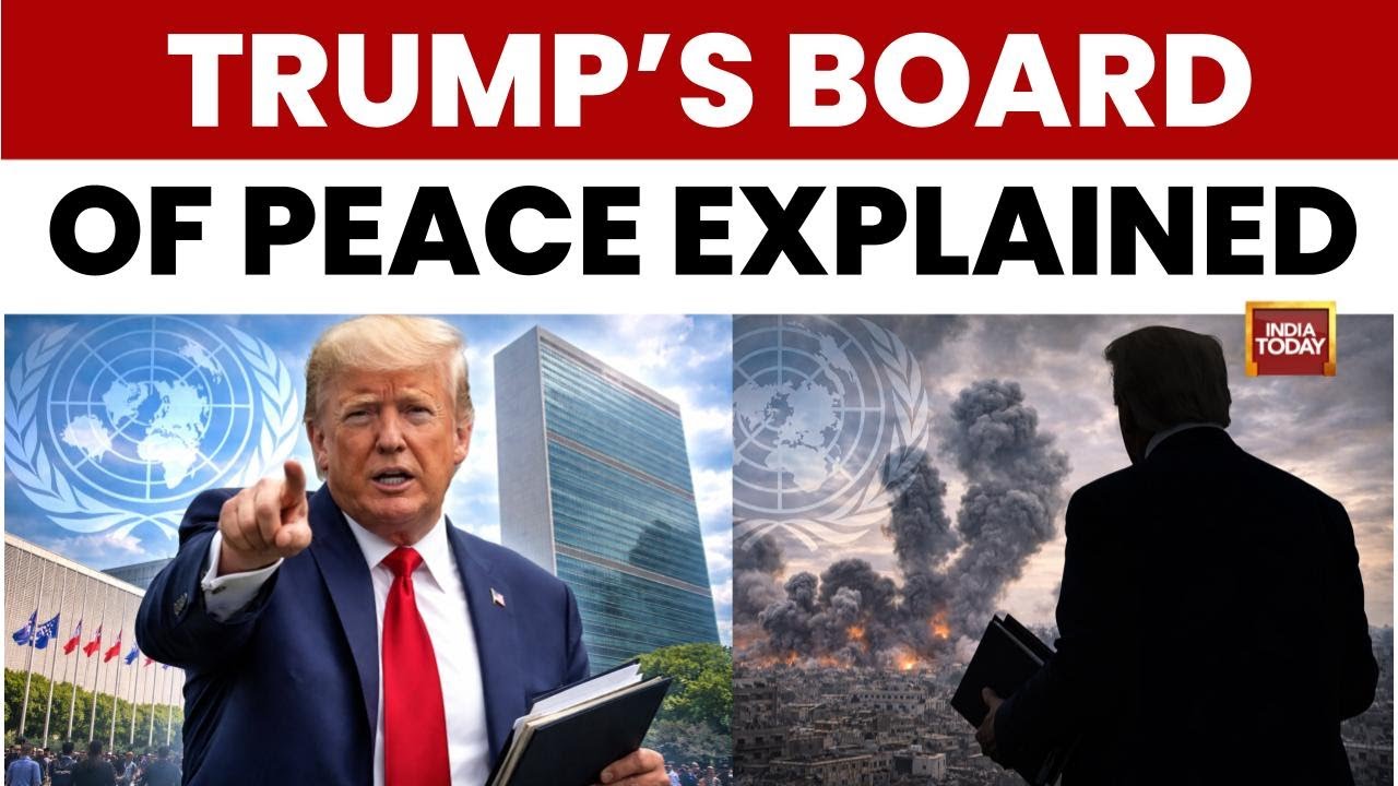 Donald Trump Launches 'Board of Peace' at Davos to Oversee Gaza Reconstruction | India Today News