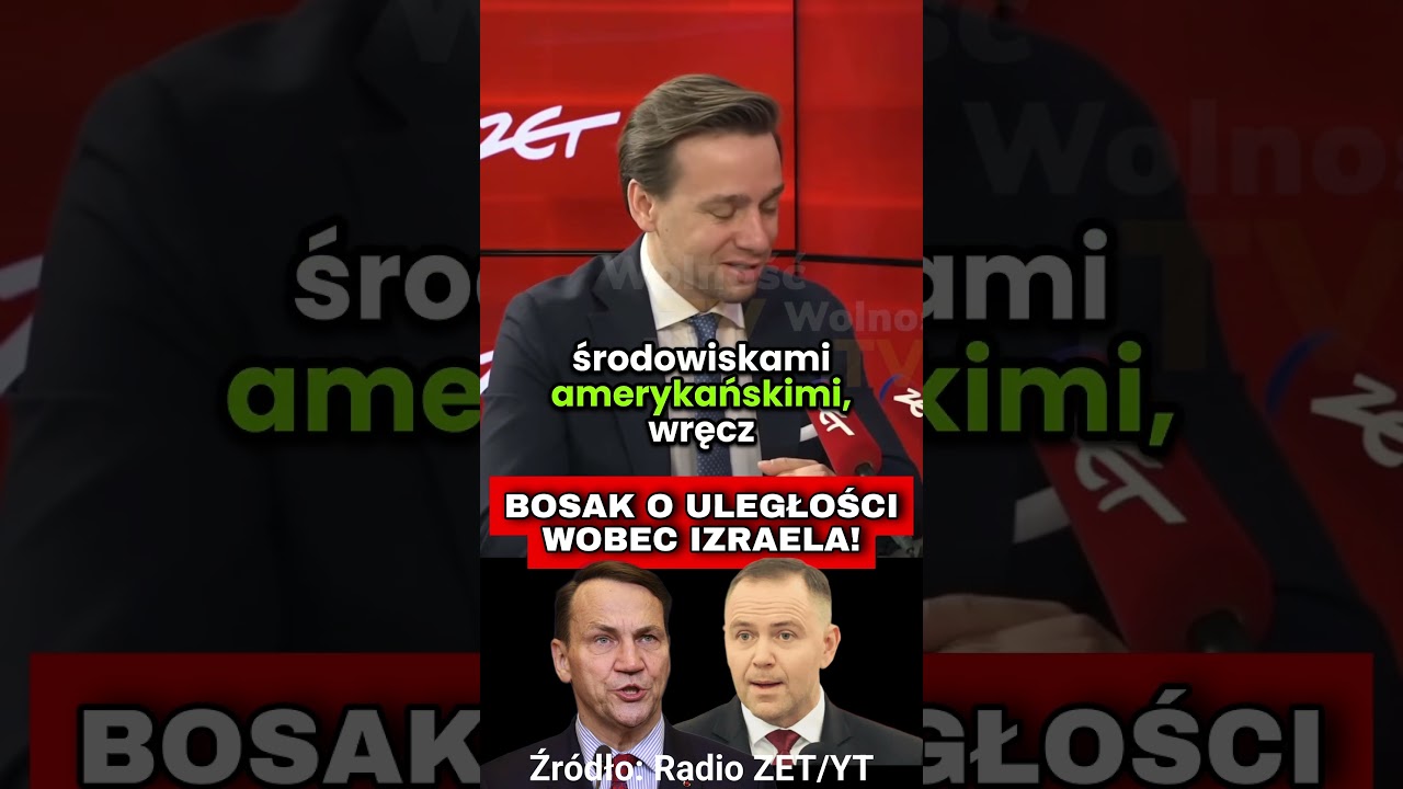 BOSAK O ULEGŁOŚCI WOBEC lZRAELA!