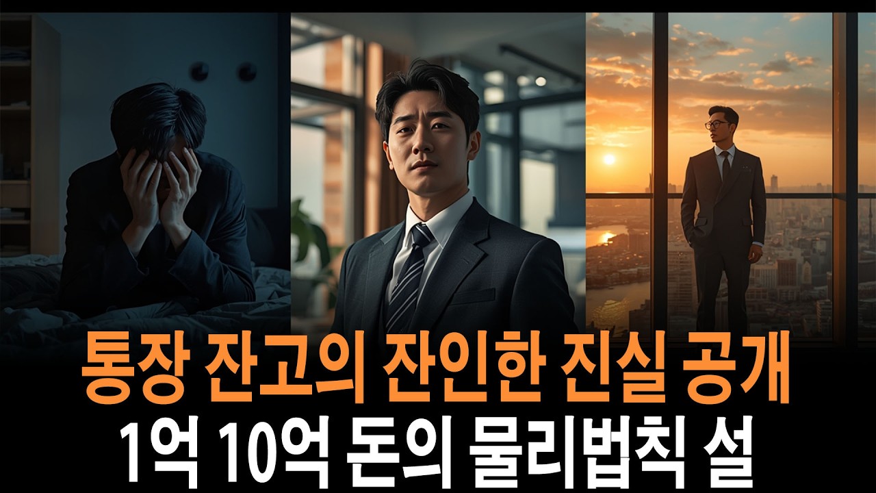 통장 잔고로 드러나는 부의 물리법칙과 1억 5억 10억의 벽