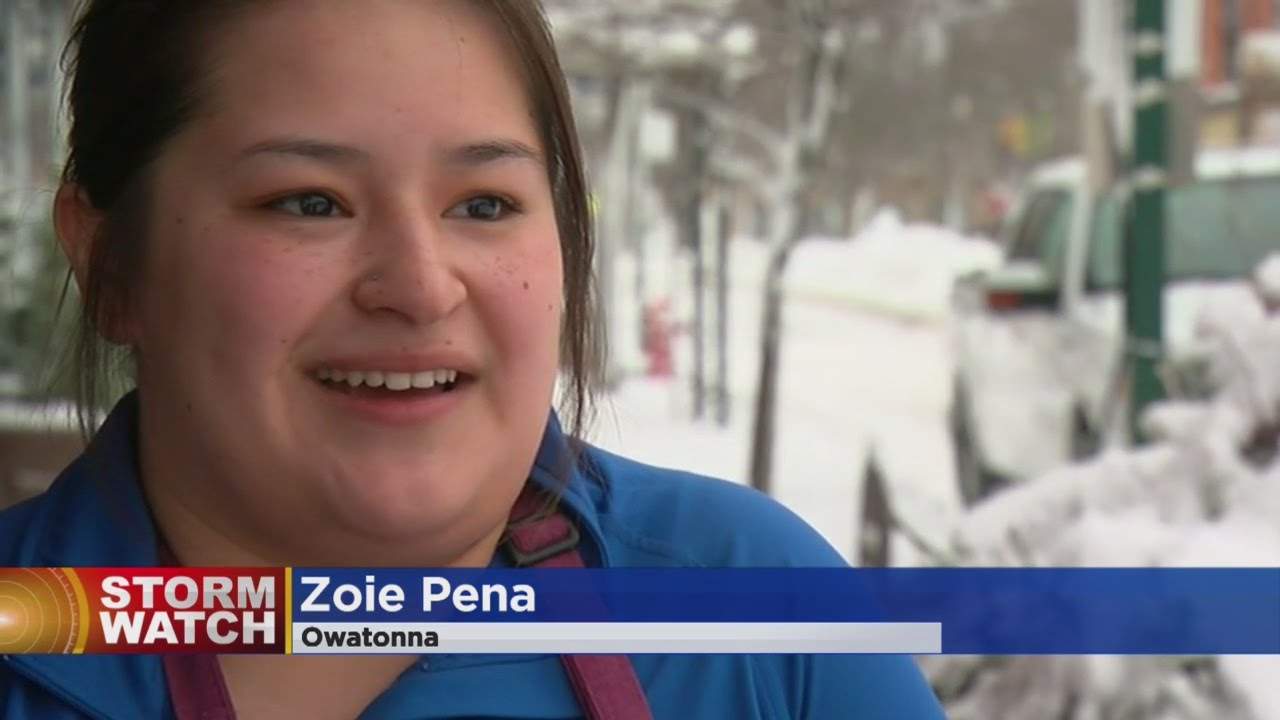 Owatonna Hit By Large Snowfall Friday