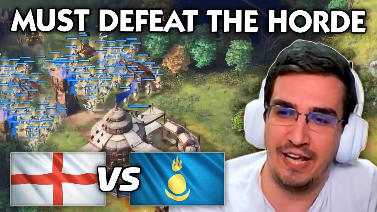 MUST HOLD THE ISLAND - English vs Mongols in AOE4