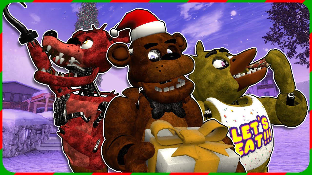 [GMOD FNAF] The 12 Nights of Christmas! (Music Video)