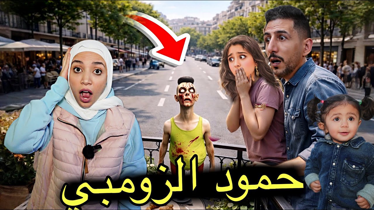 سيارة الزومبي نزلت حمود حبيبي حمود وهاجم خلودة وهيلين بسبب رحمه وميمي حاولنا نهرب منه لكن اللي صار 😱