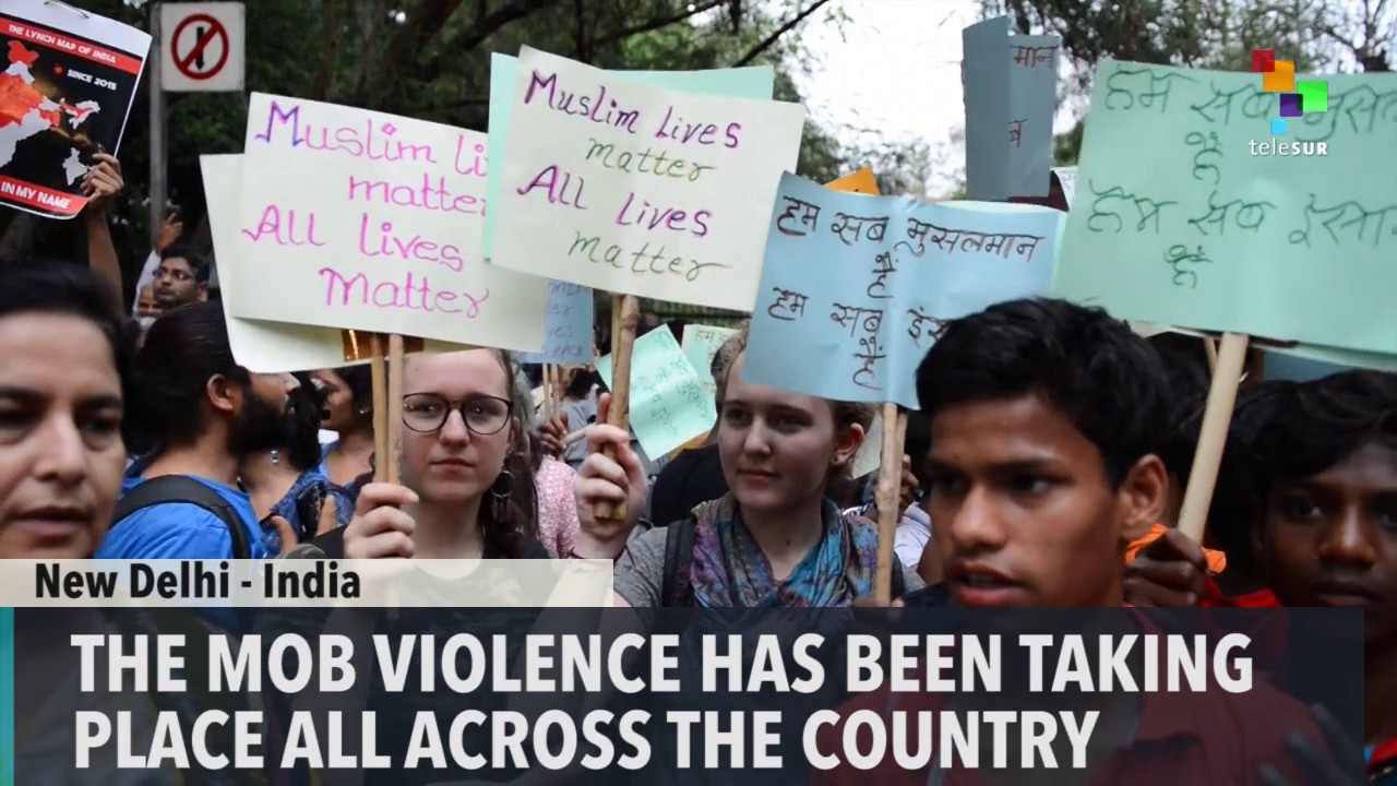 Protest Against Mob Lynchings in India