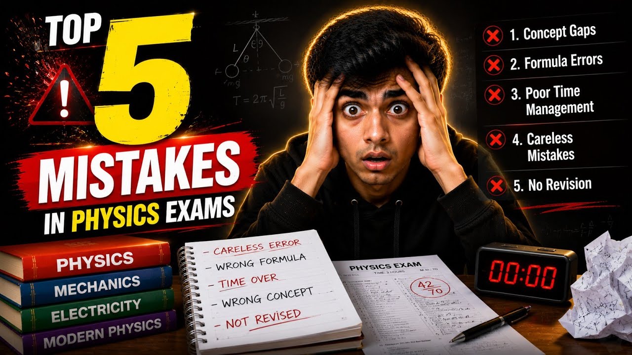 Top 5 Mistakes Students Make in Physics Exams