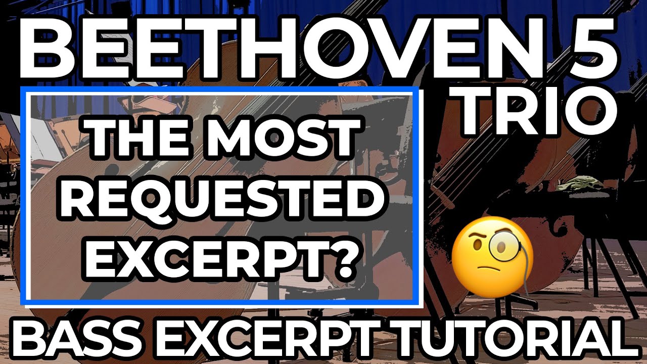 Bass Excerpt Tutorial: Beethoven 5 Trio
