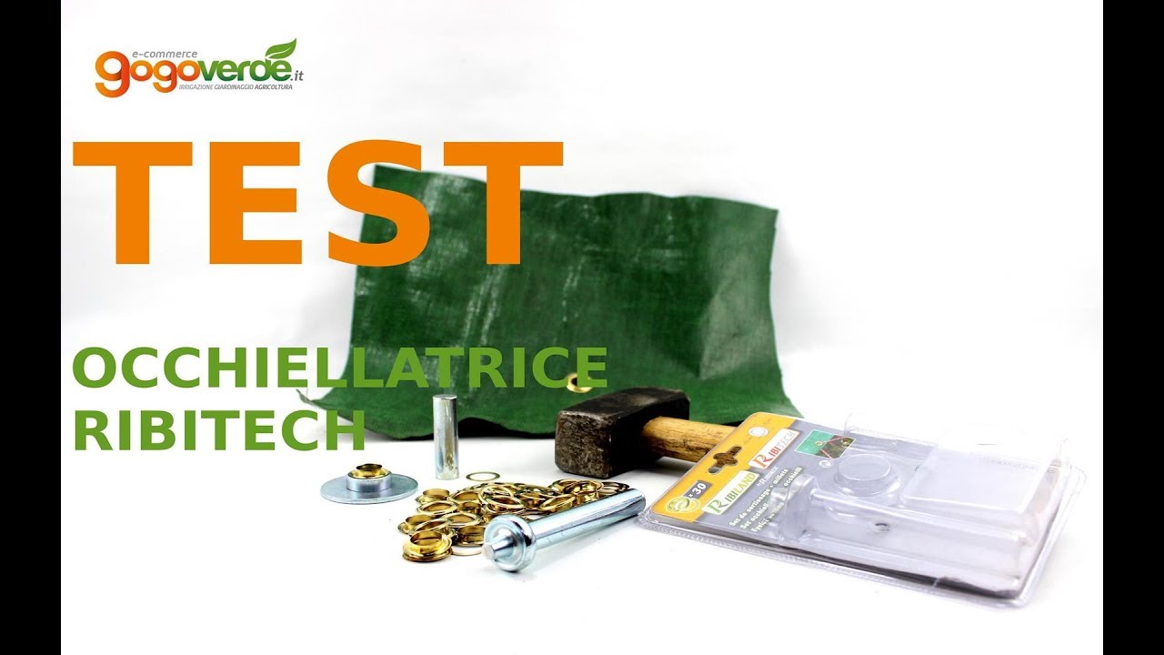 Questa OCCHIELLATRICE è COMODISSIMA e RAPIDA! - Kit Ribitech innesto occhielli -