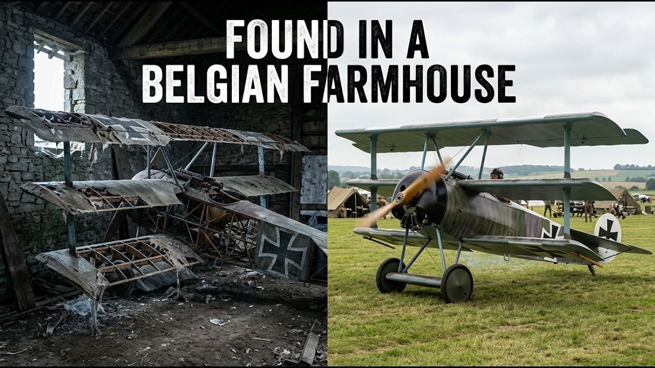 I Restored an Abandoned WWI Fokker Dr.I Triplane Found in a Belgian Farmhouse (ASMR)