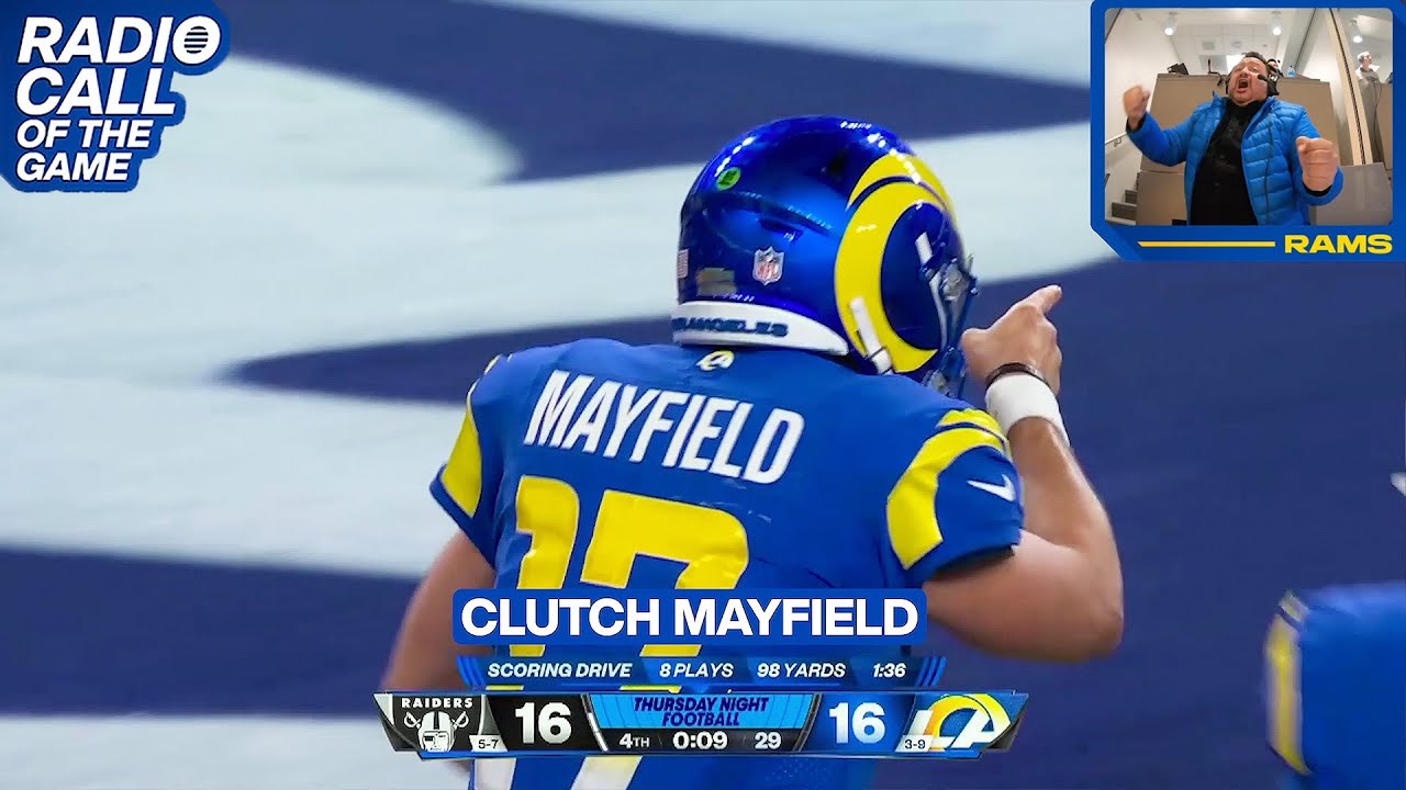 ELECTRIC Spanish Radio Call Of Baker Mayfield&rsquo;s Game-Winning Drive In Week 14 Win Over Las Vegas