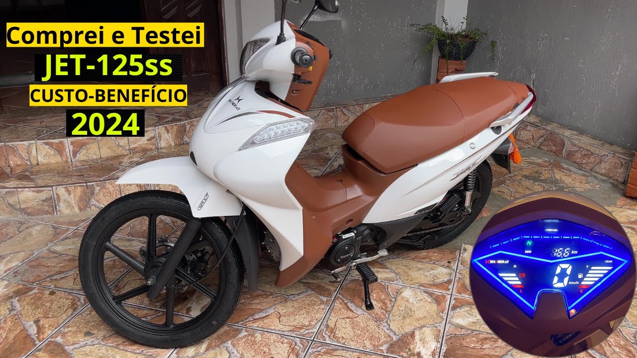 JET-125ss Shineray | Vale a Pena Mesmo? Melhor que Biz? Comprei em 2024 - Opinião de Dono