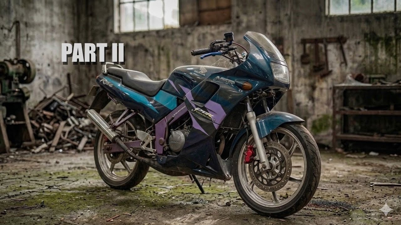 RESTORATION DETAILING of OLD 2 STROKE honda NSR 150R 97 (ASMR)