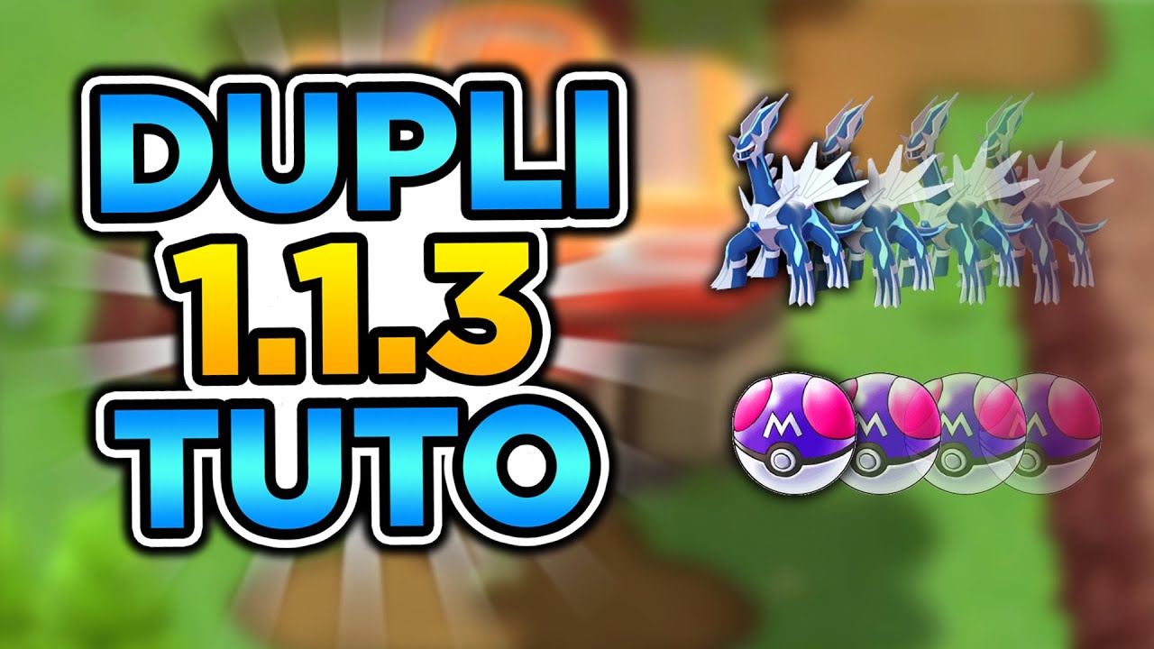 Dupliquer Pokémon et Objets en 1.1.3 GLITCH