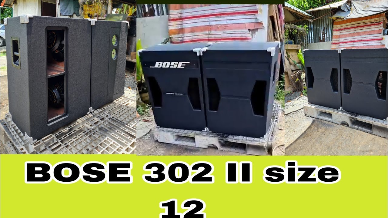 Soundcheck: Bose 302 ll rebox + 1 box.. [ acoustimass bass system ]