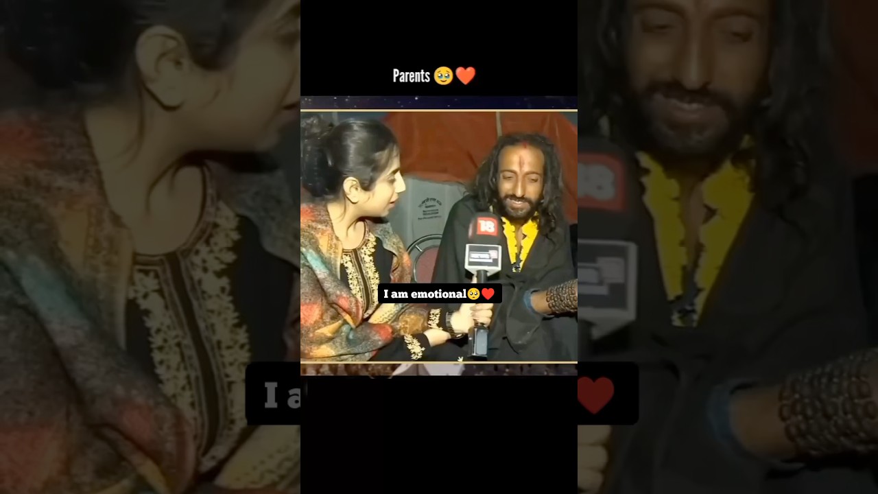 IITian Baba on Parents🥺❤️ #mahakumbh #iitbombay #iitianbaba  #viral #shorts