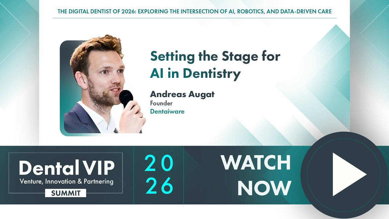 Setting the Stage for AI in Dentistry