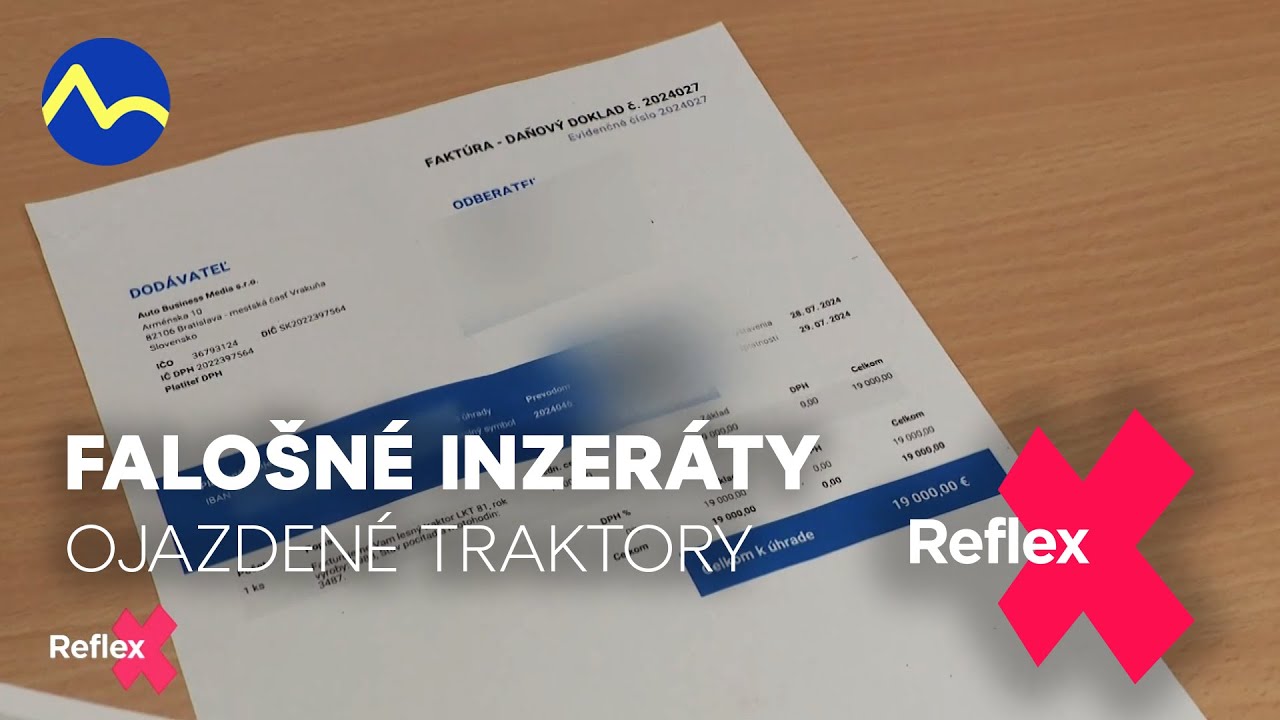 Falo&scaron;n&eacute; inzer&aacute;ty na internete - ťažk&eacute; stroje a traktory | Reflex