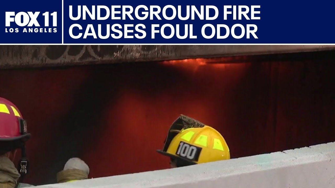 Encino fire burning underground at athletic fields