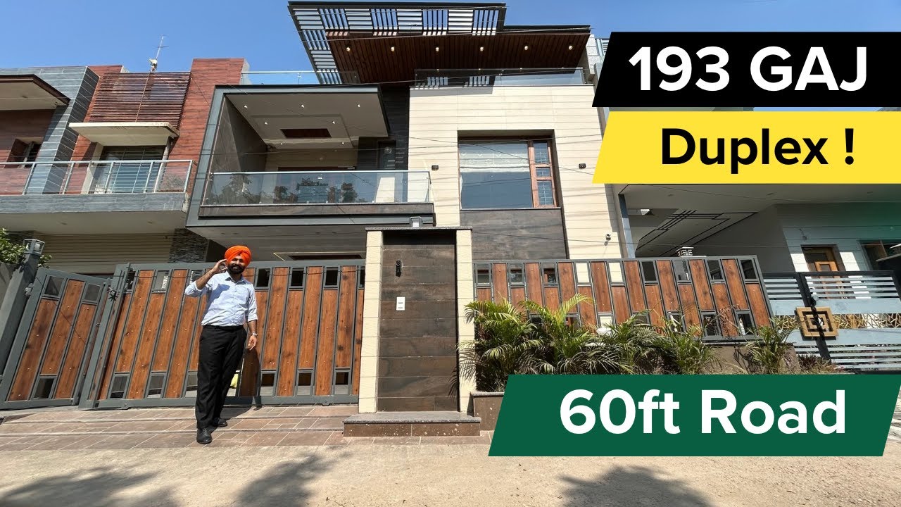 193 Gaj Luxury 4 bedroom Duplex For Sale |  Sector - 125 Mohali !