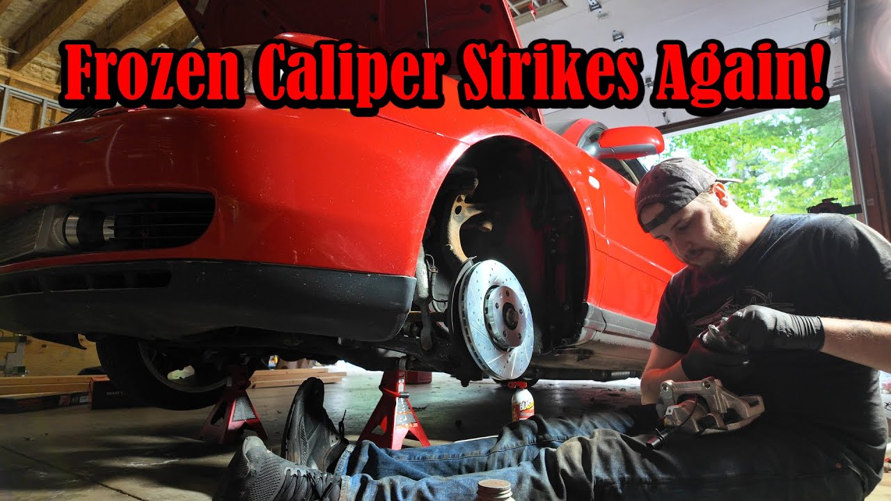 Replacing the front brakes on my 2001 Audi A4 Avant
